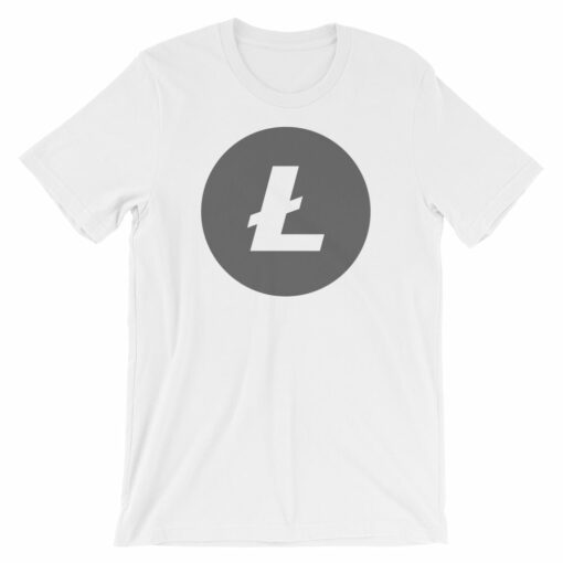 Litecoin Gray Short-Sleeve Unisex T-Shirt