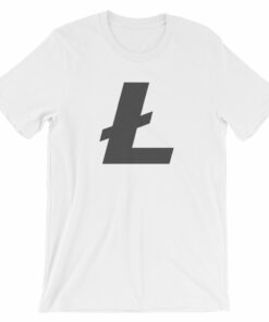 Litecoin L Logo LTC Symbol Cryptocurrency Shirt – Short-Sleeve Unisex T-Shirt