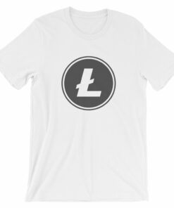 Litecoin LTC Logo Symbol Circle Cryptocurrency Shirt – Short-Sleeve Unisex T-Shirt