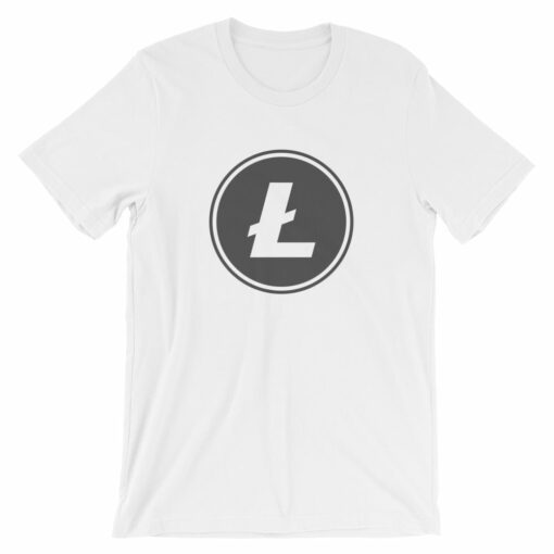 Litecoin LTC Logo Symbol Circle Cryptocurrency Shirt – Short-Sleeve Unisex T-Shirt