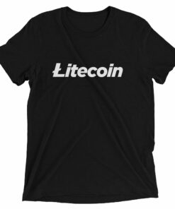 Litecoin LTC Logo Symbol Cryptocurrency Short sleeve t-shirt
