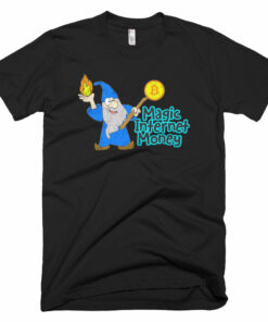 Magic Internet Money Bitcoin Wizard BTC Logo Symbol ShirtShort-Sleeve T-Shirt