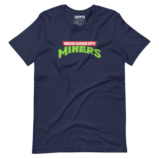 Middleage Blockchain Crypto Miners T-Shirt