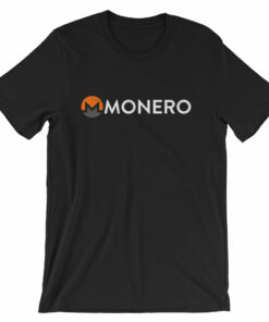 Monero Logo Symbol (Distressed) Short-Sleeve Unisex T-Shirt