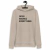 Open Source Everything Women’s Organic Pullover Hoodie with Pouch PocKET