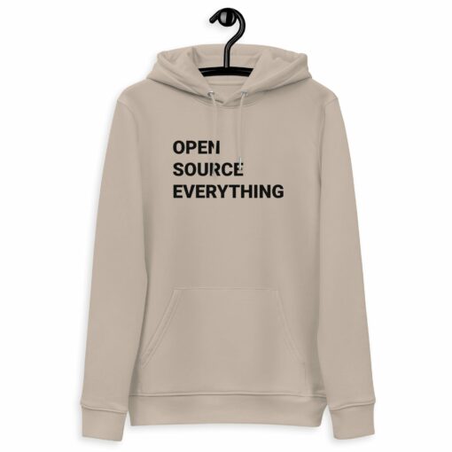 Open Source Everything Women’s Organic Pullover Hoodie with Pouch PocKET