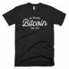 Original Bitcoin Since 2009 BTC Script Logo Shirt Short-Sleeve T-Shirt