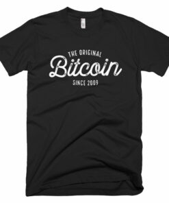 Original Bitcoin Since 2009 BTC Script Logo Shirt Short-Sleeve T-Shirt