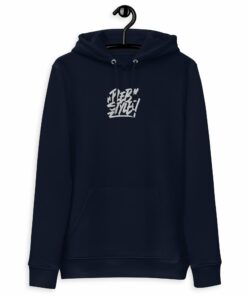 Plebstyle Titan Wallet Embroidered Women’s Organic Pullover Hoodie with Pouch Pocket