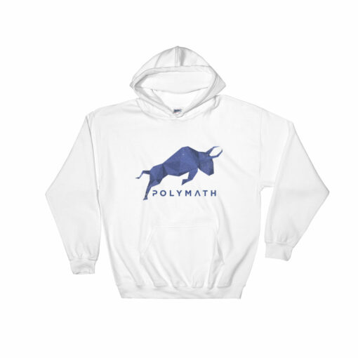 Polymath POLY Coin (Distressed) Logo Symbol Shirt Hooded Sweatshirt