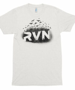 Ravencoin RVN Bird Flock Crypto American Apparel Shirt Short sleeve soft t-shirt