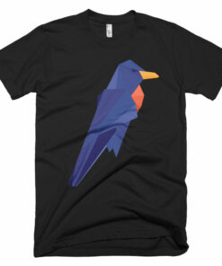 Ravencoin RVN Logo Symbol Bird Shirt Short-Sleeve T-Shirt