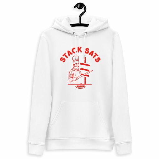 Satoshi Boat Club Stack Sats Women’s Organic Pullover Hoodie with Pouch Pocket