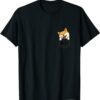 Shiba T-Shirt Cute Inu In Your Pocket Akita Dog Lover Owner