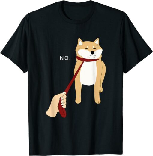 Shiba T-Shirt Cute Inu Shirt Nopedoge Meme B Training Dog