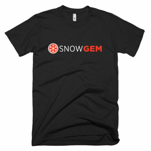 Snowgem XSG Logo Symbol Cryptocurrency Shirt Short-Sleeve T-Shirt