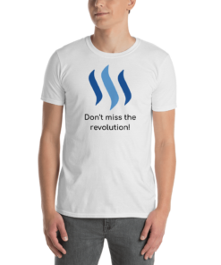 Steem Merch – Don’t Miss The Revolution Men’s T-Shirt