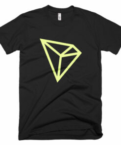 TRON TRX Logo Tshirt  American Apparel Cryptocurrency Short-Sleeve T-Shirt