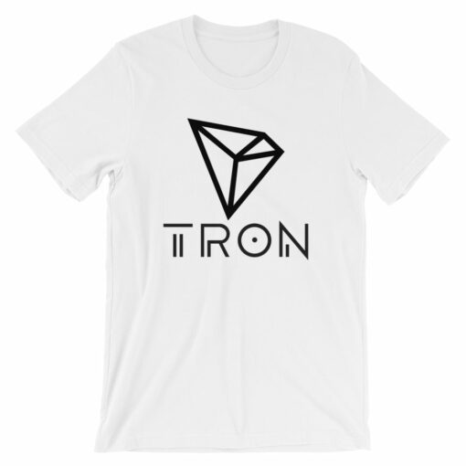 TRON (TRX) New Logo Tshirt  Cryptocurrency Symbol Shirt  Short-Sleeve Unisex T-Shirt