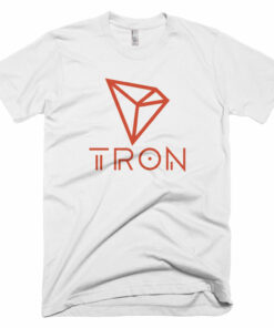 TRON TRX Red New Logo Tshirt  American Apparel Soft Cryptocurrency Short-Sleeve T-Shirt