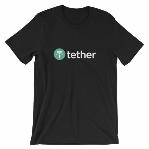 USDT Tether Logo T Shirt  Cryptocurrency Short-Sleeve Men’s  Women’s Unisex T-Shirt