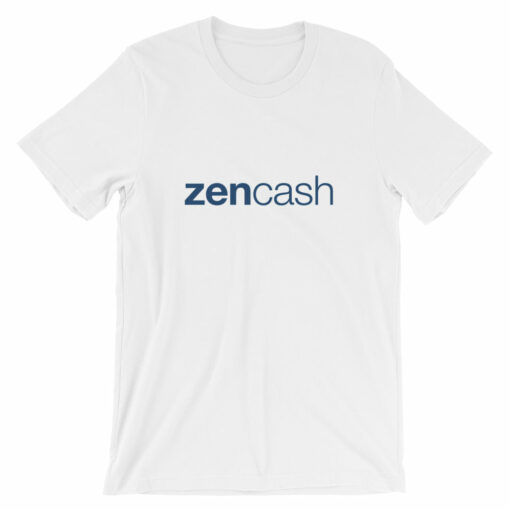 Zen Cash Simple Logo Tee  Cryptocurrency Zencash Short-Sleeve Unisex T-Shirt