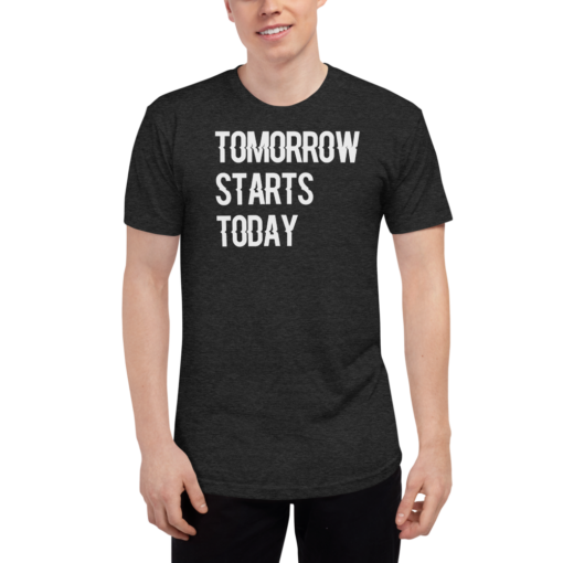 Zilliqa T-shirts – Tomorrow starts today Men’s Track Shirt