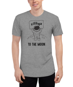 Zilliqa T-shirts – Zilliqa to the moon Men’s Track Shirt