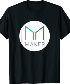 Maker T-Shirt Maker Coin Cryptocurrency MKR