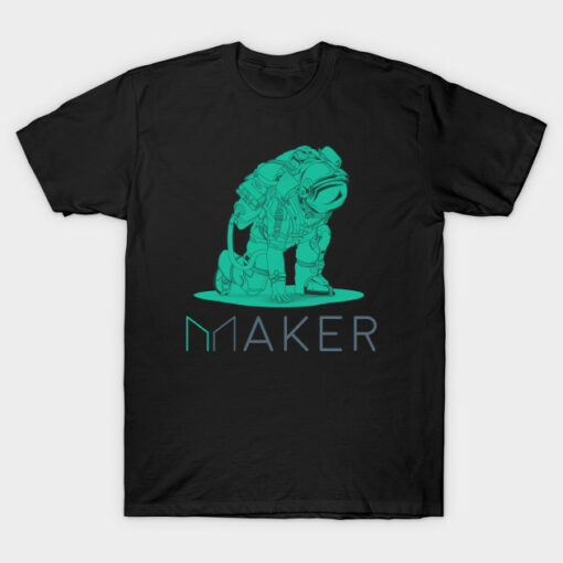 Maker T-Shirt Maker Crypto Cryptocurrency MKR
