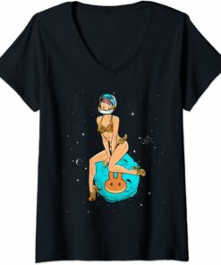 PancakeSwap T-Shirt Pin-up Girl Hodling A PancakeSwap