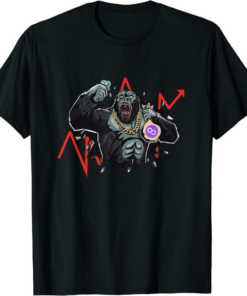 Polygon T-Shirt Diamond Hands Ape Cryptocurrency