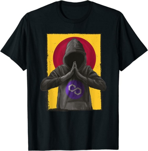 Polygon T-Shirt Hacker Shadow Man