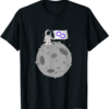 Polygon T-Shirt Moon Flag
