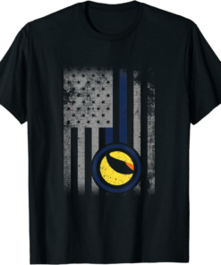 Terra T-Shirt Terra Luna USA Flag