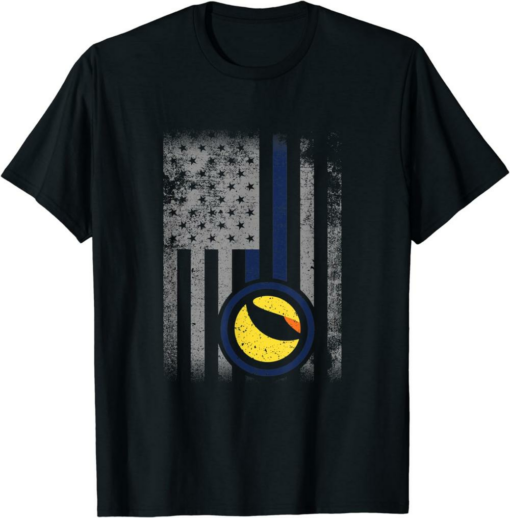 Terra T-Shirt Terra Luna USA Flag