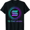 Barena Solana T-Shirt Sol Coin To The Moon Funny Crypto
