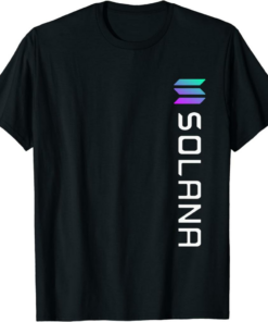 Barena Solana T-Shirt Sol Logo Crypto Blockchain Solana Sol