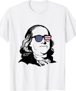 Ben Franklin T-Shirt Usa 4th Of July Men Women Kids