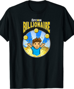 Bitcoin Billionaire Club T-Shirt Crypto Blockchain Trendy