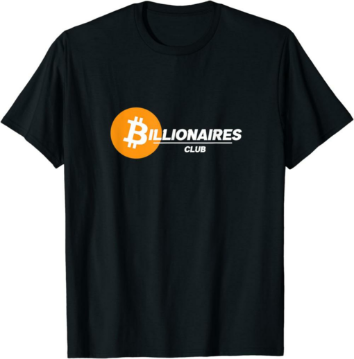 Bitcoin Billionaire Club T-Shirt Cryptocurrency Blockchain