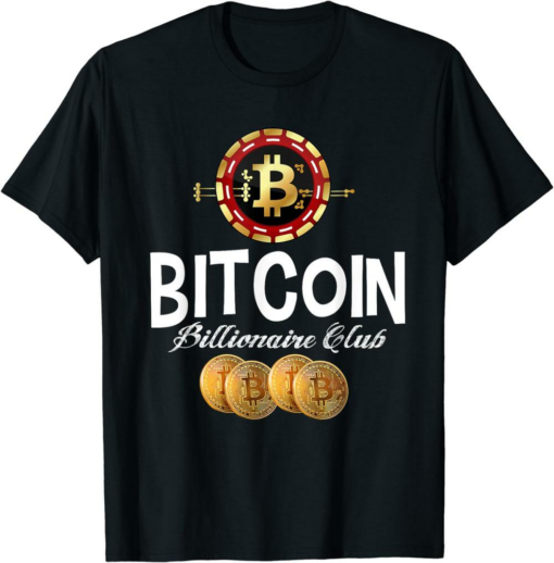 Bitcoin Billionaire Club T-Shirt Cryptocurrency Investors