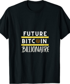 Bitcoin Billionaire Club T-Shirt Future Funny Rich Crypto
