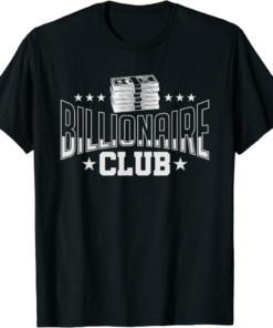 Bitcoin Billionaire Club T-Shirt Motif Motivational