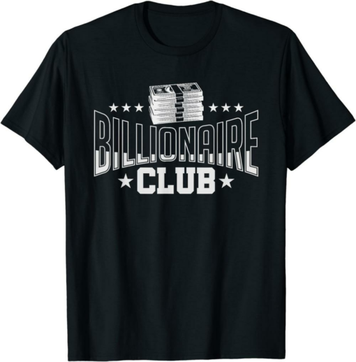 Bitcoin Billionaire Club T-Shirt Motif Motivational