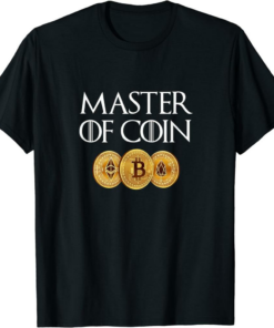 Bitcoin Master T-Shirt Master Of Coin Funny Crypto