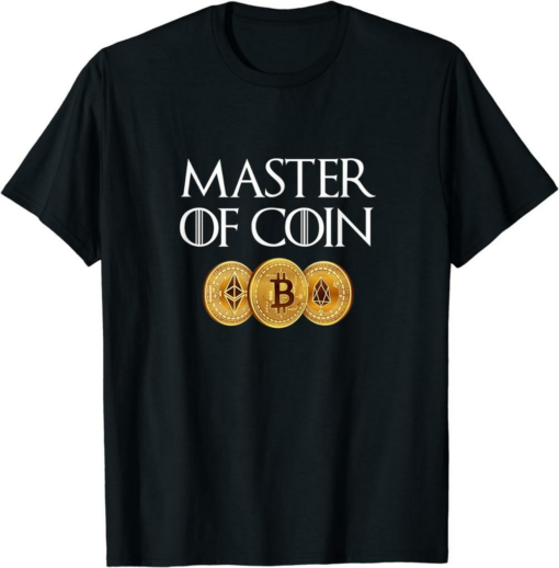 Bitcoin Master T-Shirt Master Of Coin Funny Crypto