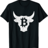 Bitcoin Paris T-Shirt Bull Vintage Logo Hodl Investor Trader