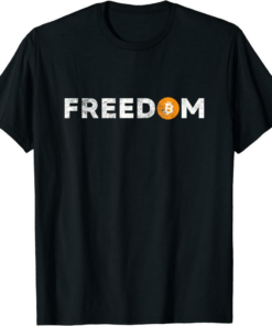 Bitcoin To The Moon T-Shirt Bitcoin Is Freedom Btc Crypto