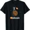 Bitcoin To The Moon T-Shirt Crypto Dabbing With Astronaut